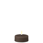 DELUXE Mocca LED Jumbo Tealight Candle 6,1x4,5  - (RF-0104-1 )